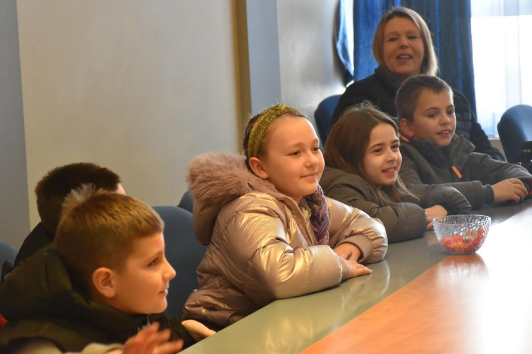 Učenici iz Lozovca posjetili župana Marka Jelića