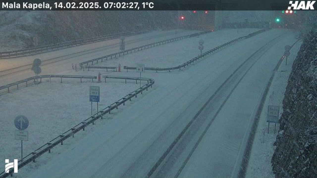 Zimski uvjeti diljem zemlje, pada obilan snijeg