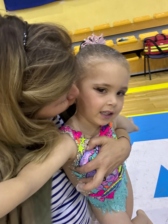 FOTO: Ritmičarke šibenskog Neba na 'Olimpik Cupu': Mala Ivana i debitantica Lana zablistale u Sarajevu