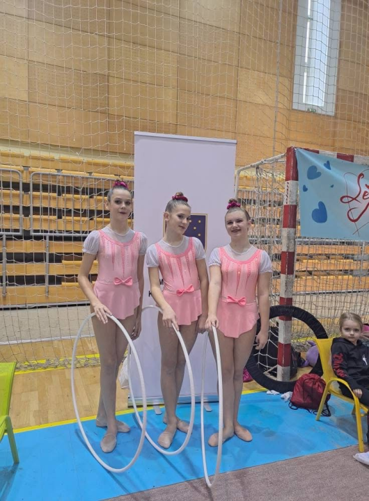 FOTO: Zlatni trio šibenskih ritmičarki na međunarodnom natjecanju 'Olimpik Cup'