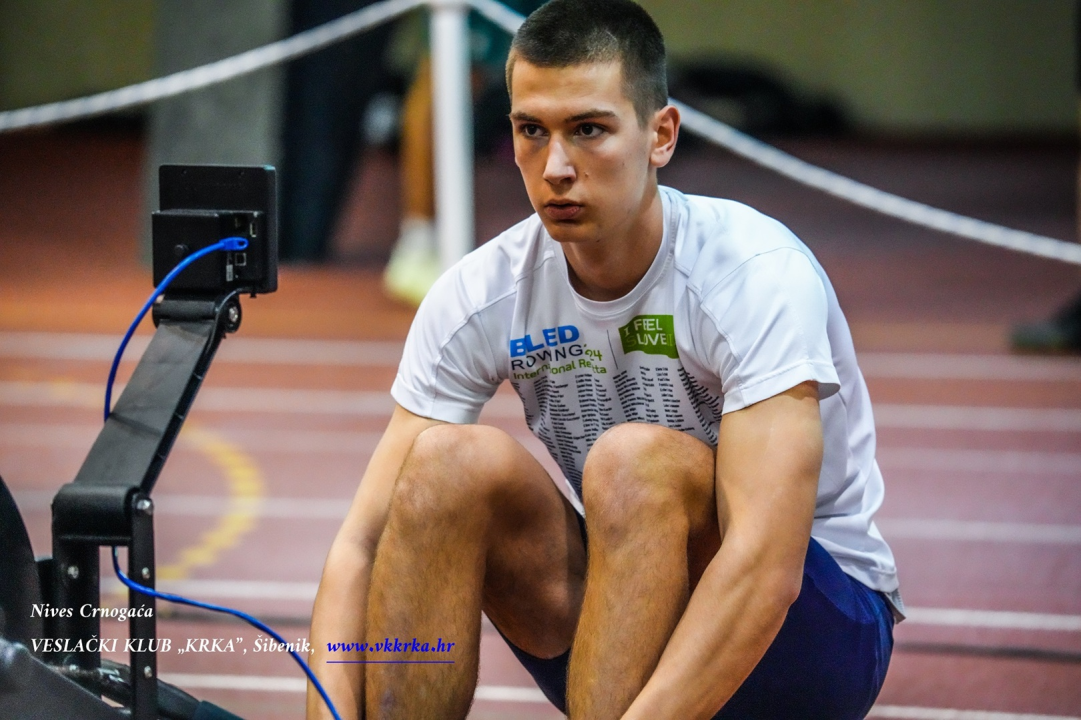 FOTO: Veslači Krke na Prvenstvu Hrvatske na ergometru: Šimi Grubišiću bronca i 21 sekundu bolji rezultat