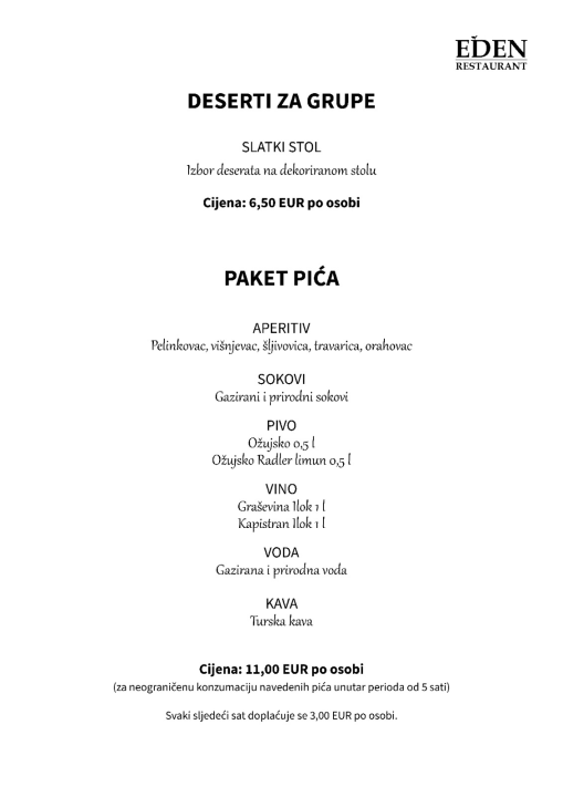 FOTO Restoran Eden u Vodicama – savršen izbor za svaku proslavu! 