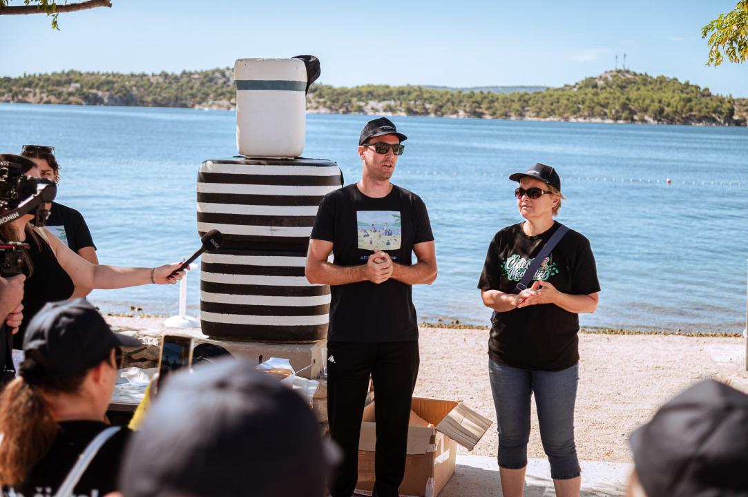 FOTO Šibenik danas pokazao svoje zeleno srce: Održana akcija EU Beach Cleanup 2025.
