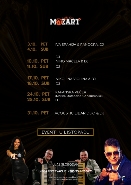 FOTO Mozart otvara novu sezonu uz Ivu Spahiju, grupu Pandora i DJ Miku!