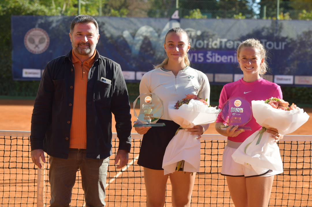 FOTO Ana Konjuh u nedjeljnom finalu Šibenika, u parovima titula češko-slovačkoj kombinaciji