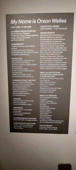 Hrvatski državni arhiv u Šibeniku sudjeluje u velikoj pariškoj izložbi o Orsonu Wellesu