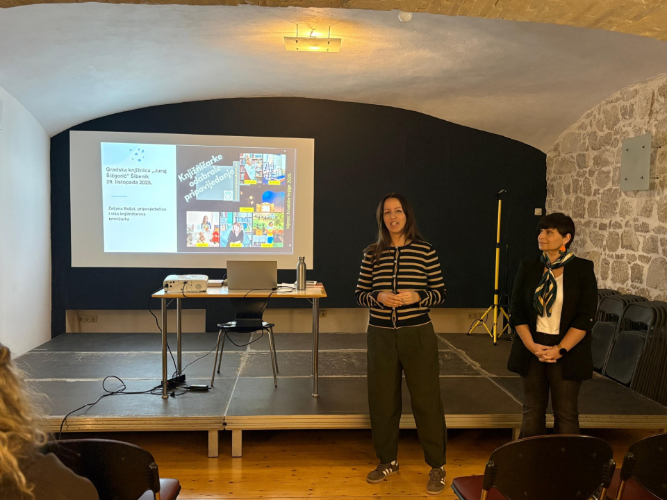 Održana edukacija Željane Bulat o primjeni pripovijedanja u knjižnicama