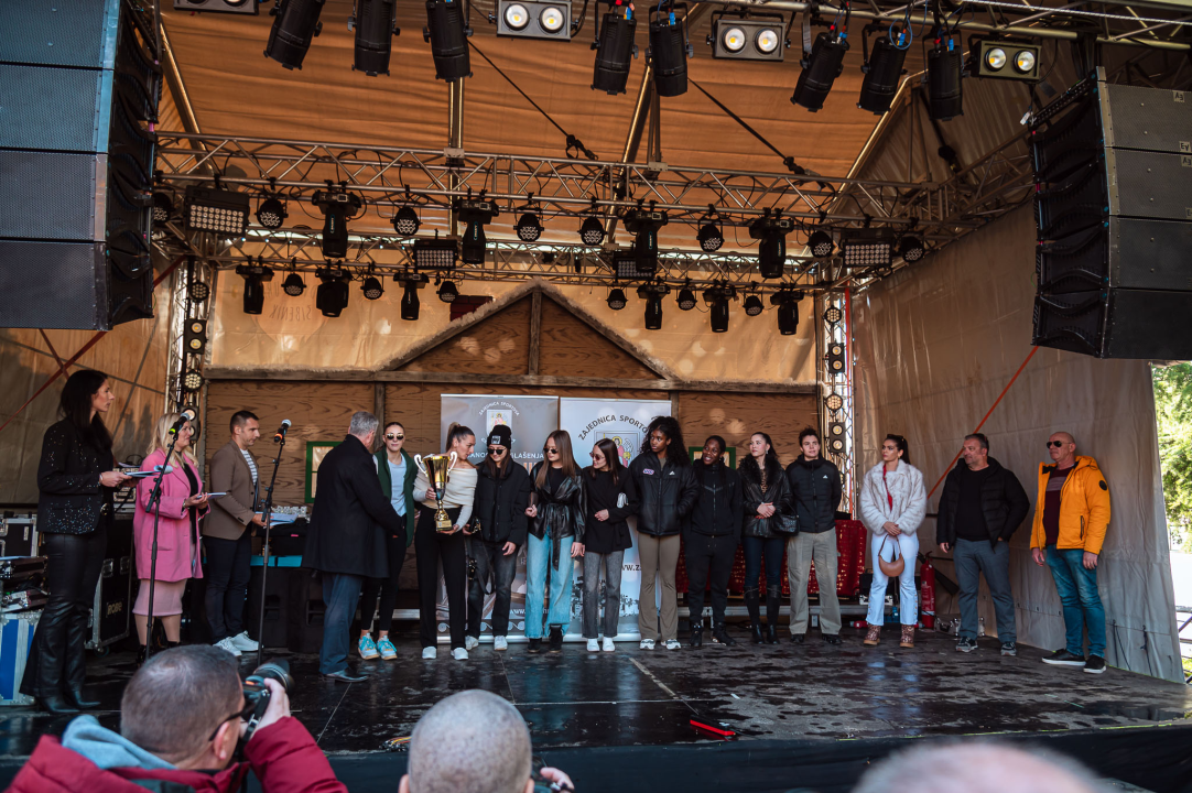 FOTO Sportski laureati Šibenika u 2025-oj: Roko Zorić, Kiara Radnić, Stipe Bralić, košarkašice i vaterpolisti