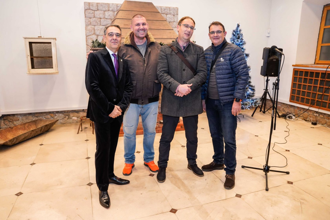 Andrej Plenković iznenada stigao u Šibenik na božićno-novogodišnji prijam Burića i Rakića