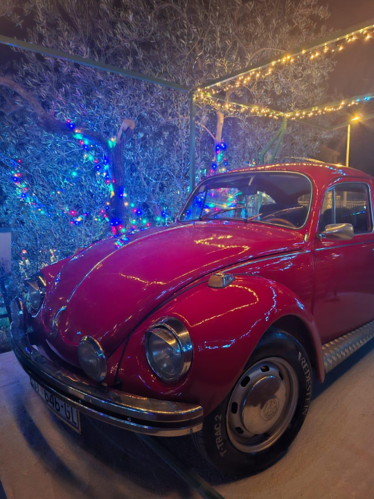 Obnovljena Buba atrakcija blagdanski uređenog dvorišta obitelji Vlahov na Srimi