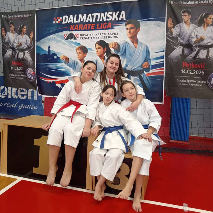 FOTO Svih devet karataša Šibenika uzelo medalju u prvom kolu Dalmatinske lige