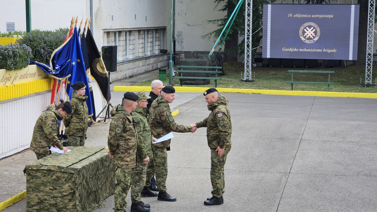 Svečano obilježavanje 19. obljetnice ustrojavanja Gardijske mehanizirane brigade