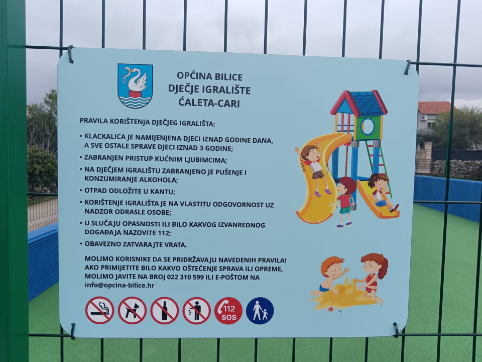 Završeni radovi na dječjim igralištima u zaseoku Ćaleta-Cari i Mikulandre