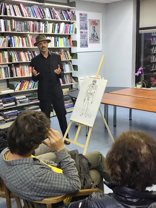 Damir Karakaš u Drnišu predstavio svoj novi roman